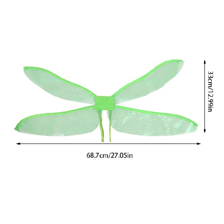 Fairys Butterfly Wing Angel Wing Fairys Wing Fancy Dressing Costume Dragonflies Wing Photo Props for Halloween Cosplay