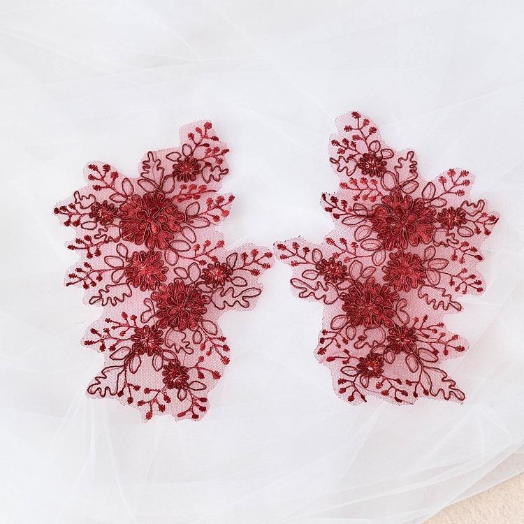 Embroidery Car Bone Lace Lace Book White, Bridal Headgear Handmade Diy Material, Wedding Dress Decoration Accessories