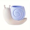 Snail-Shaped Pen Holder Multi-Functional Desk Organizer Pencil Storage Desktop Stationery Container Makeup Brush Holder