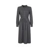 Jiu Zi Anna Chloe French Style Ruffle Neck Waist Dress