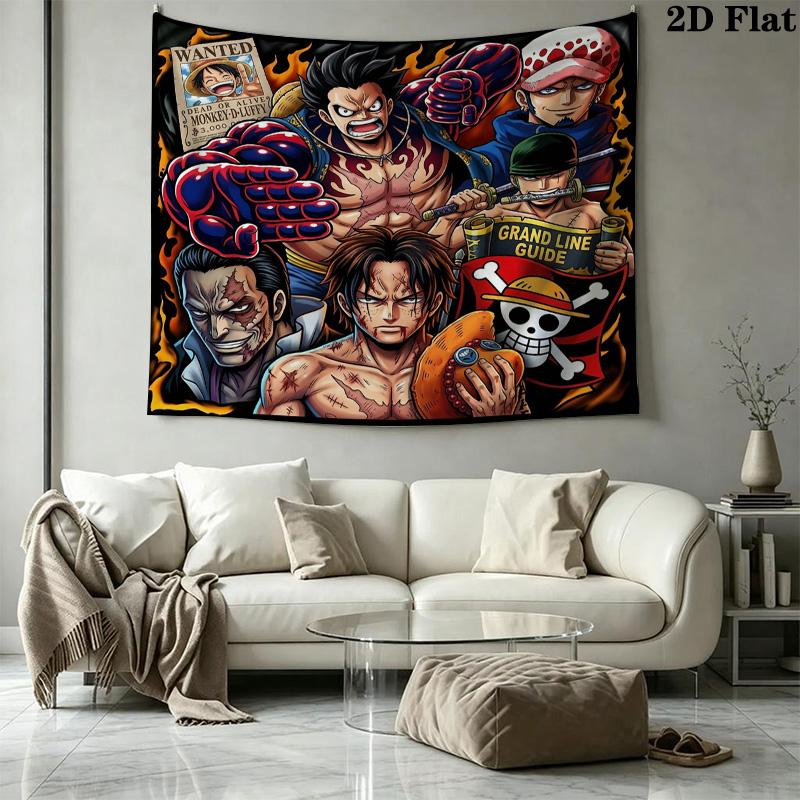 One Piece Wall Tapestry Aesthetic Wall Hanging Printed Fabric Blanket Decorative Tapestries For Bedroom Living Room Home Decor