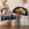 Handmade Hand Fans Silk Cloth Decorative Fan Portable Dance Fan Summer Gift