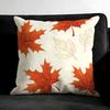 Maple Leaves Luxury Cushion Cover Pillowcase Ultra Soft Skin Friendly Fabric Cloud Like Comfort & Concealed Zipper