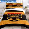 3PCS Football Crest Printed Soft Bedding Set,Including 1pc Duvet Cover And 2pcs Pillowcases Perfect for Bedroom, Dormitory, Fan gift