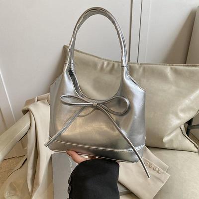 Bow Large-capacity One-shoulder Underarm Bag Commuter All-match Handbag