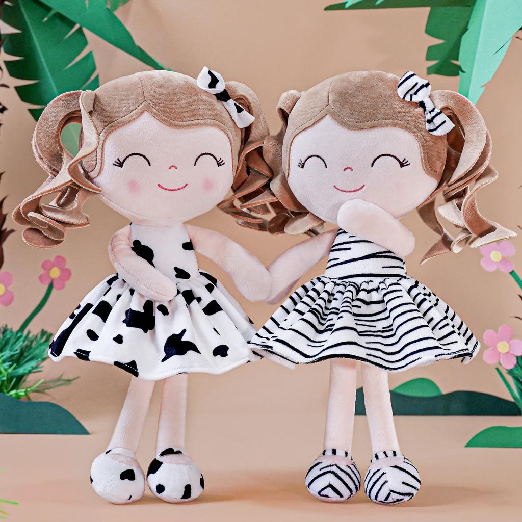 Plush Doll Curly Hair Doll New Design Animal Toys