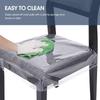 Waterproof Transparent Chair Cover Scratch Resistant Oil-resistant PVC Chair Seat Cover Dust-proof Anti-dirty Chair Slipcover