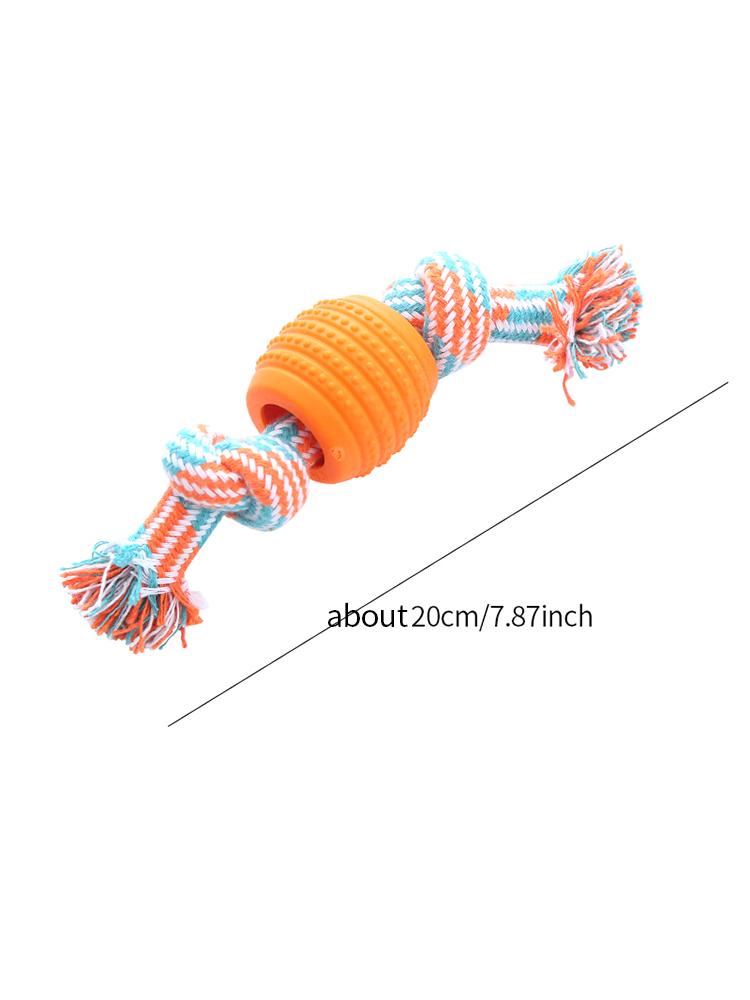 Pet dog toy Cotton rope double knot ball Bite resistant tooth cleaning toy ball pet supplies dog toys for aggressive chewers