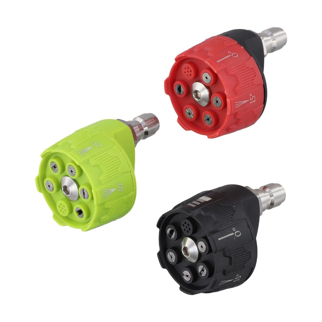 Quick Changeover 6 In 1 Nozzles Portable And Compact Design Adjustable Nozzle For Pressure Washer As Shown Cleaning Equipment