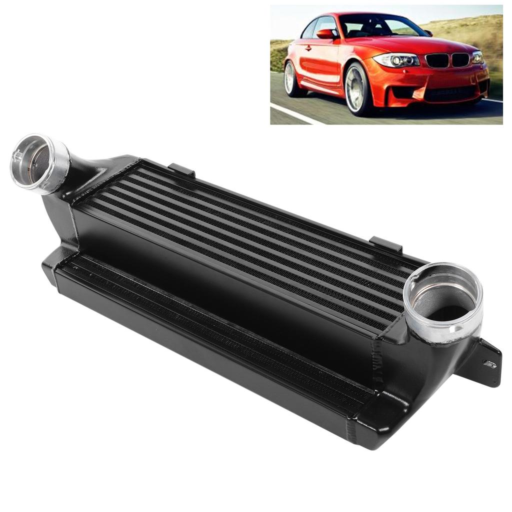 Front Mount Turbo Intercooler 3.14in Inlet Outlet Aluminum Fit for N54/N55 Engines E82 E88 135i