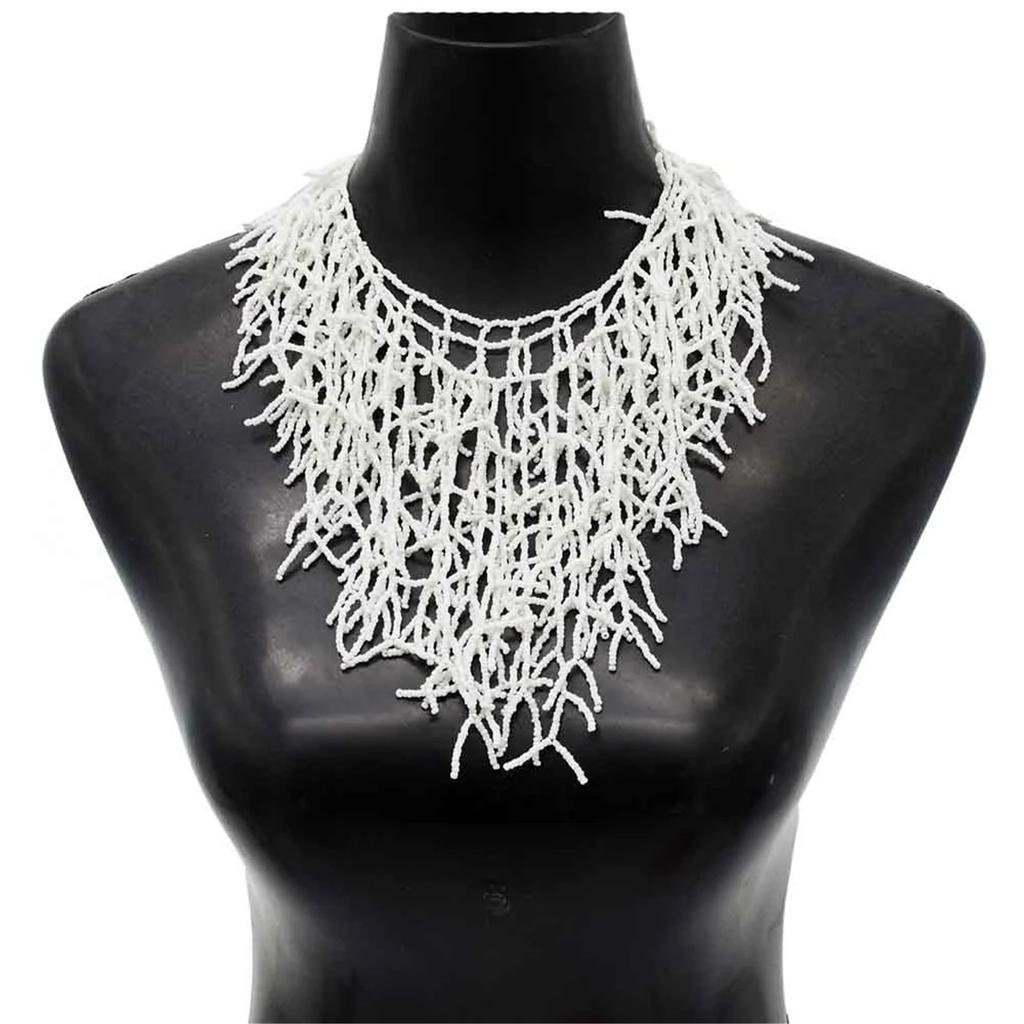 Multipurpose Handmade Coral Bead Necklace Elegant Statement Pieces Jewelry Accessory for Trendy Women Ladies Daily Use