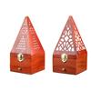 Color Pine Wood Holder Box Offering Beauty And Functionality Scented Box With Intricate Carving For Peaceful Setting