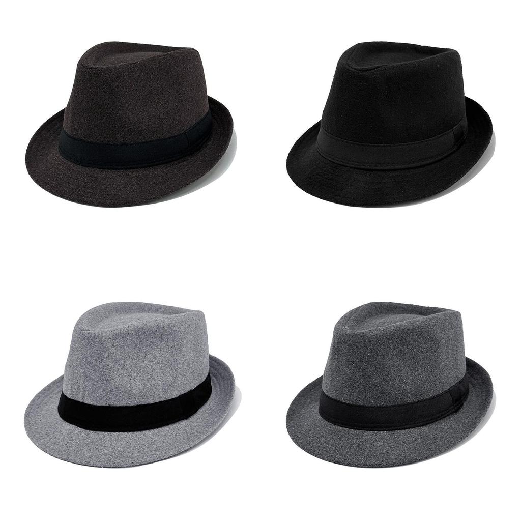 Elegant Jazz Bowler Hat For Men With Cotton Polyester Blend And Sunshade