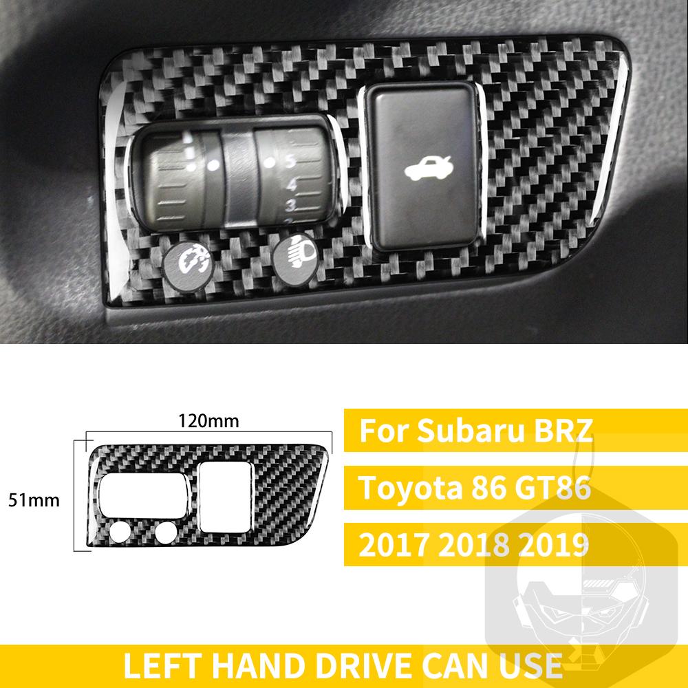 Pro Subaru BRZ Toyota 86 GT86 2017 2018 2019 Carbon Fiber Car příslušenství Držák řadicí páky Obložení klimatizace
