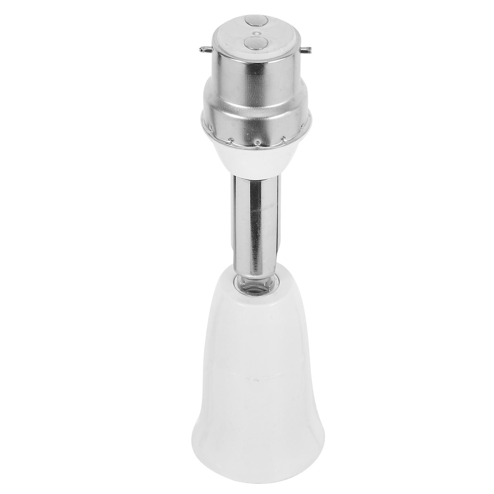 

E27 Light Socket Extension Electric Extension Sockets Bulb Extender Lamp Base Converter Light Bulb Adapter Lighting білий
