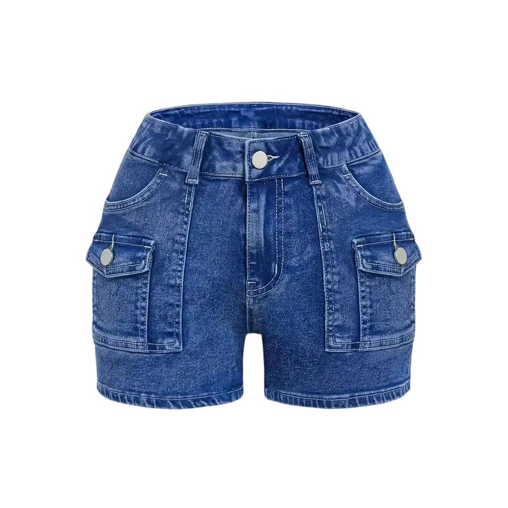 Women's Denim Classic Versatile High Waist Fashionable Shorts