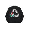 Embroidery Logo Coach Jacket Unisex Black Men's P19JK003