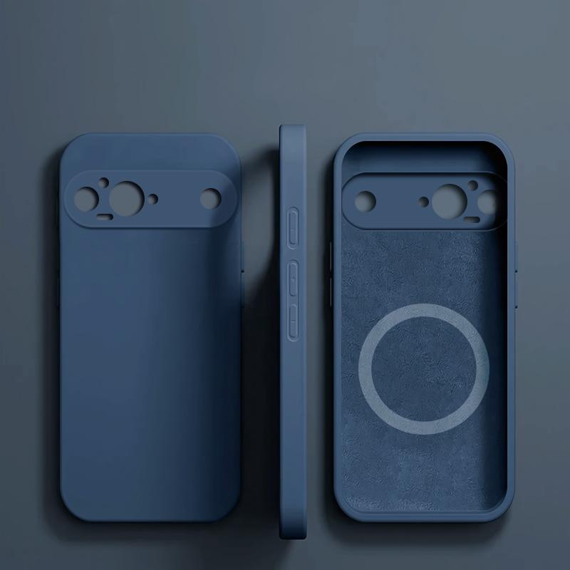 Original Liquid Silicone Candy Color Skin Friendly Cases For Google Pixel 10 9 Pro XL 8 7 6 A Wireless Charging Shockproof Cover
