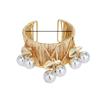 18K Gold And Silver Cherry Wide Open Bracelet Punk Stacked Wear Niche Cherry Bracelet