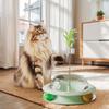 Pet Cat Spring Teaser Food Leaking Ball Toy Cat Dog Interactive Treat Leaking Toy Slow Cat Dog Feeder Fun Pet Products
