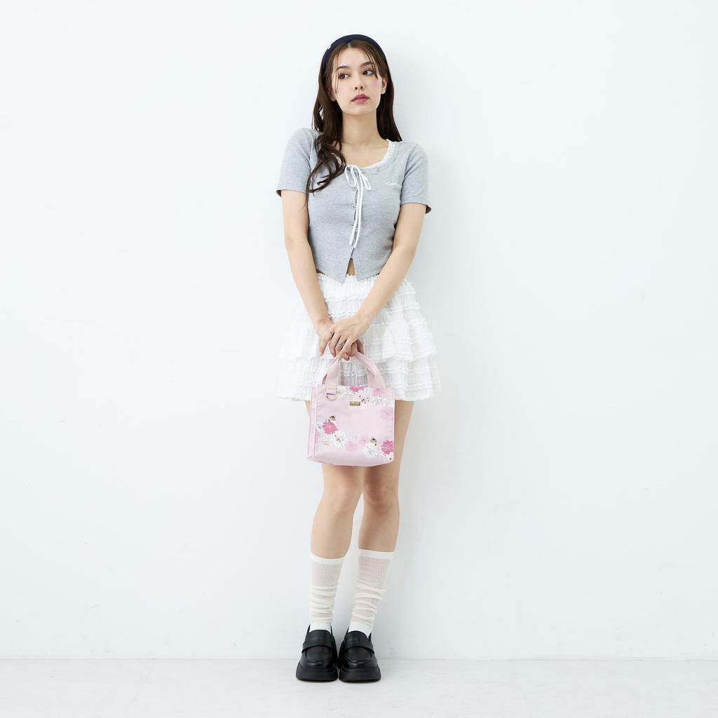 Paul Joe Lunch Tote Chrysantheme Nounette Pink & PJA-B1355 &