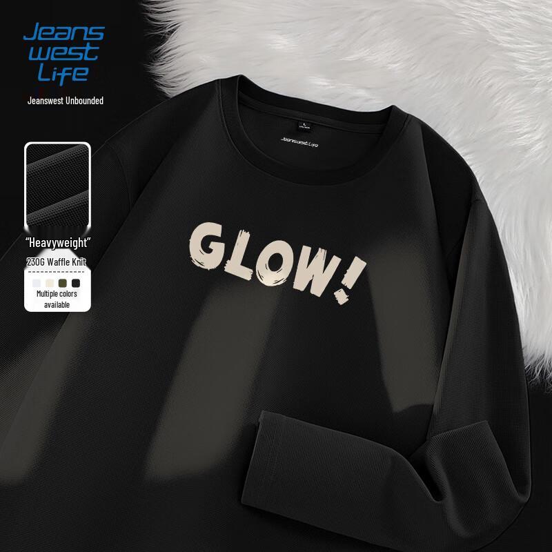 Jeanswest Life Men s Waffle Knit Long Sleeve T-Shirt XXL