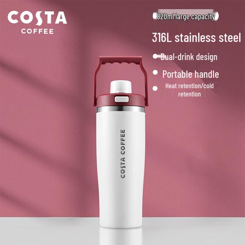 COSTA Stainless Steel Handheld Travel Mug