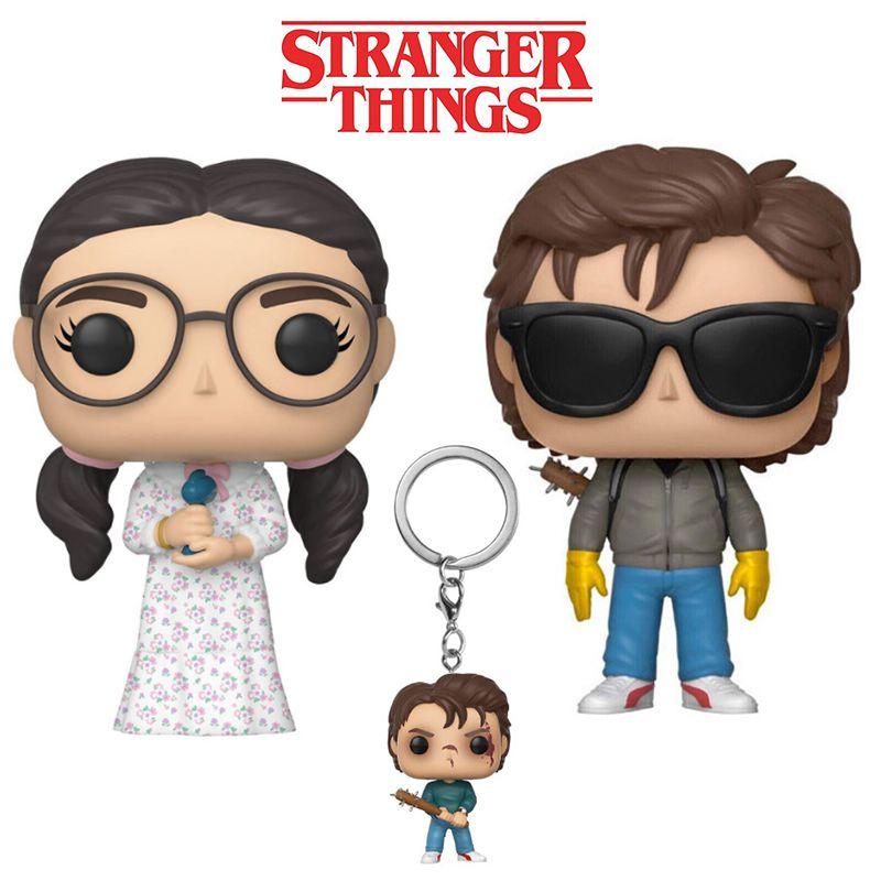 Pop Suzie Funko Steve Figures Toy Keychain Kids Decoration Gift