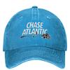 Chase Atlantic Music Band Logo Washed Baseball Cap Rose Casual Trucker Hat Summer Unisex Hunting Camping Sunscreen Snapback Cap