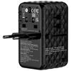 Verbatim Adapter Podróżny Eu/Uk/Us Ganusb-A/3Xusb-C Pd 140W Uta-10 Czarny/Black 32125