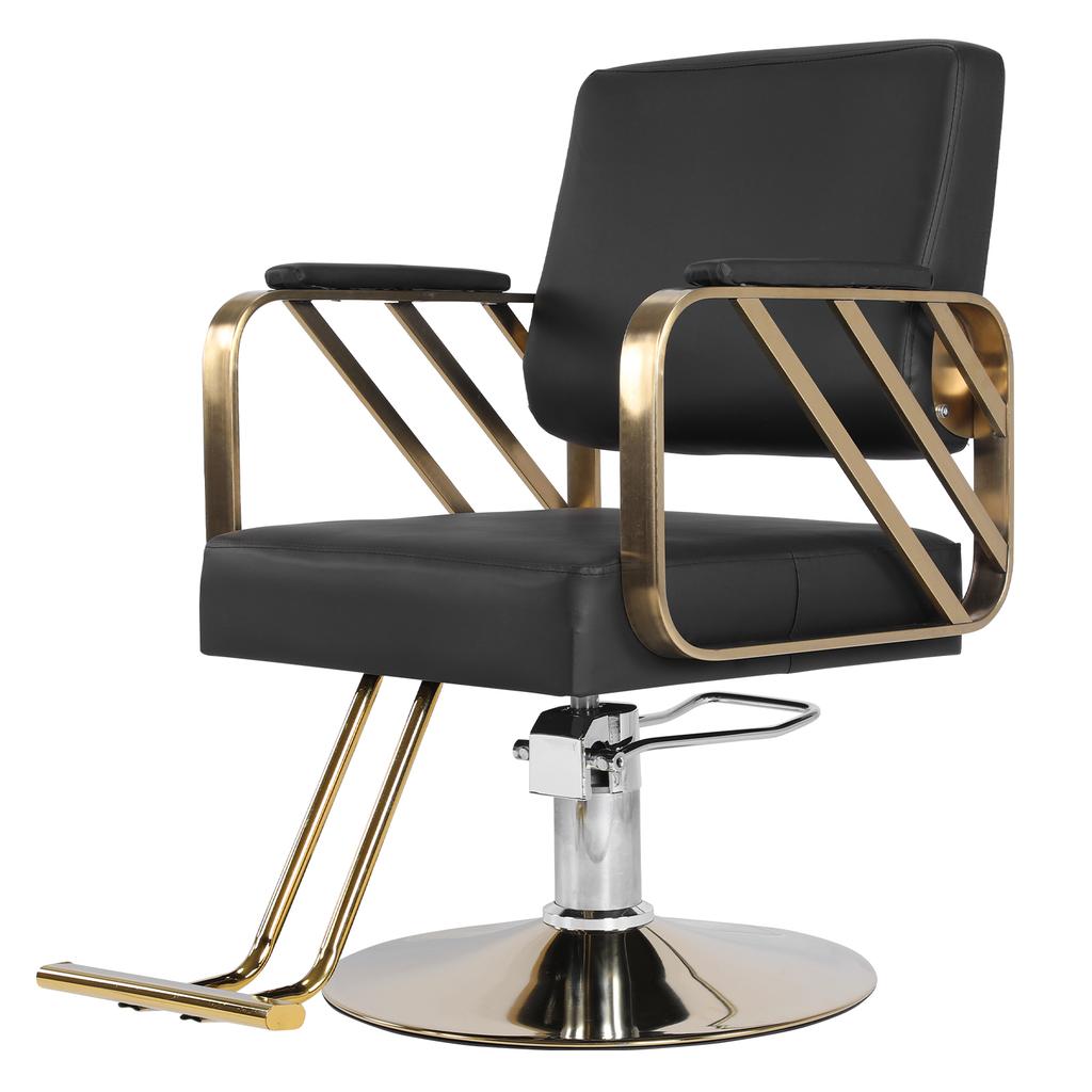 Barber Chair Capacity 420 Lbs Styling Chair with Heavy Duty Hydraulic Pump 360 Swivel Adjustable for Barbershop