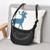 French Style Genuine Leather Hobo Bag Luxury Top Layer Cowhide Shoulder Crossbody Bag for Women