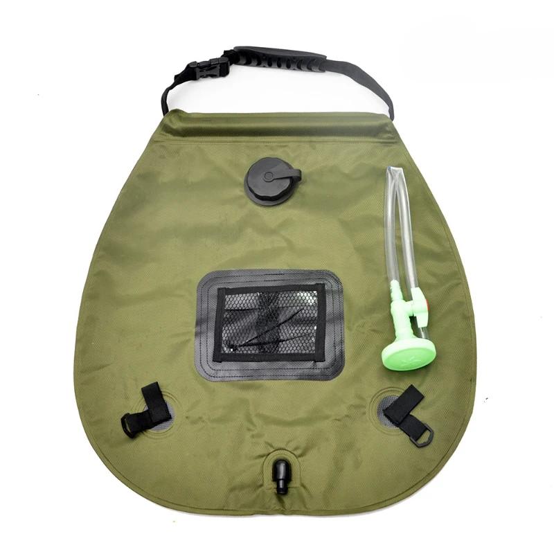 Solar Shower Bag Outdoor Camping Portable Shower Water Storage Bag 20L
