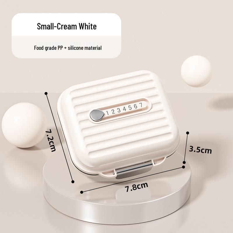 Compact Weekly Pill Organizer - Small, Portable Medicine Box with Daily 3-Meal Compartments and Mini Reminder for 7 Days.