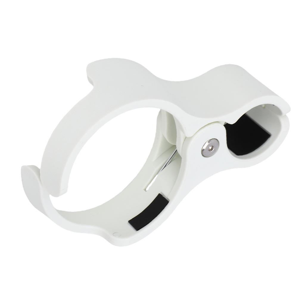 Folding Bike Cup Holder Nylon Anti Slip Quick Release Bike Water Bottle Holder Rack for Cycling White