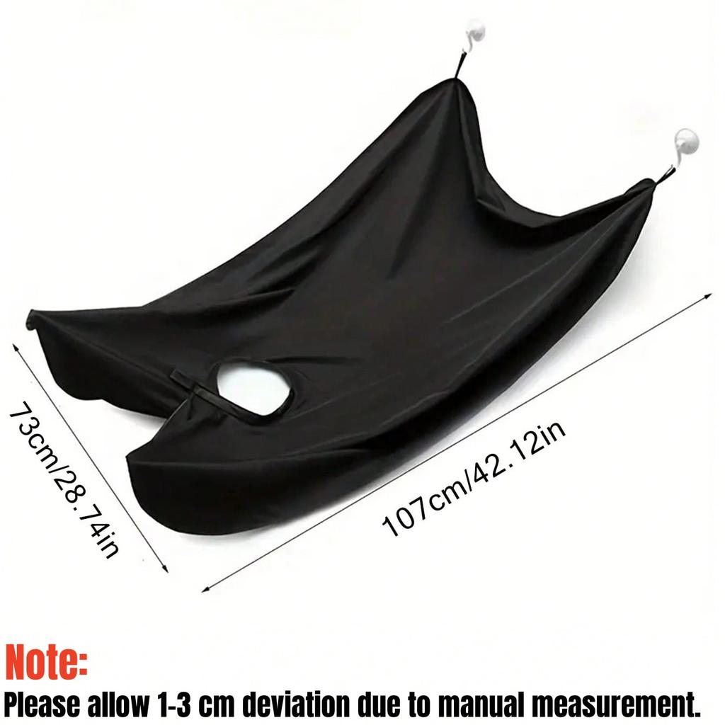 Men's Beard Shaving Apron with Suction Cups Cleaning Bib Hairdressers Shavers Perfect Gift Grooming Hairdressing Removal Tools