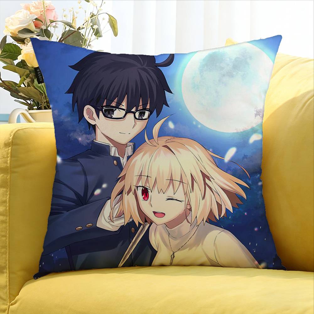 Arcueid Hisui Kohaku Tsukihime Various Sizes Square Pillow Case For Car Home Bedchamber Decor