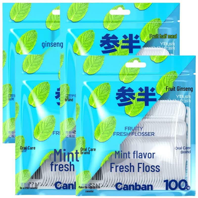 Canban Fruit Flavor Dental Floss Picks