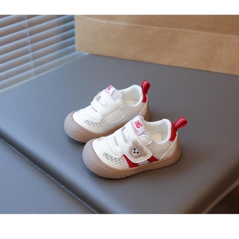 Infant toddler shoes cartoon baby sports shoes 1-3 years old toddler breathable net shoes male and female babies soft sole