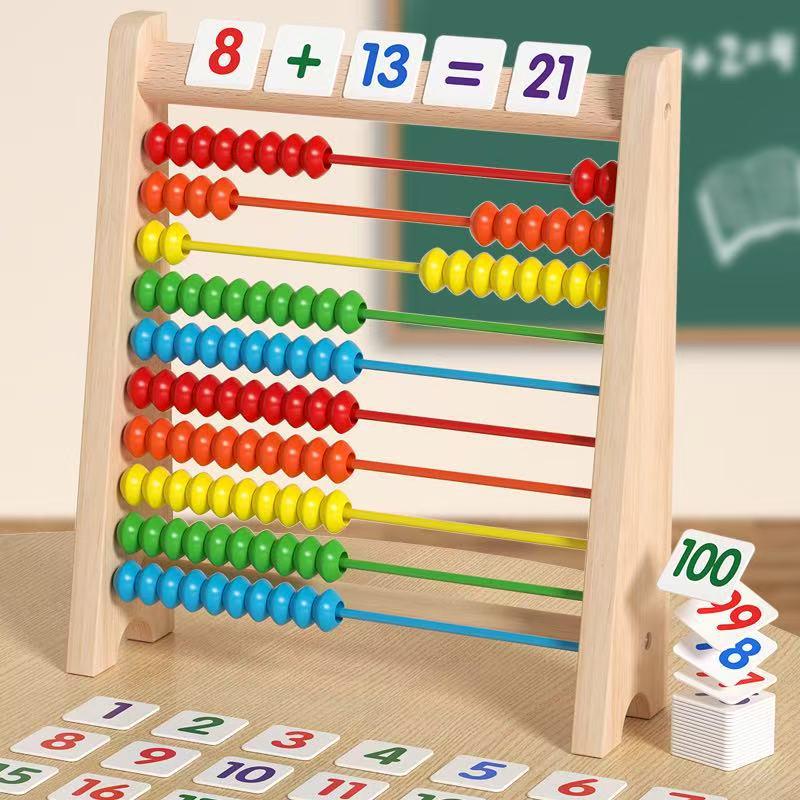Children's Abacus Math Tool: 3-10 Years Educational Addition & Subtraction Frame