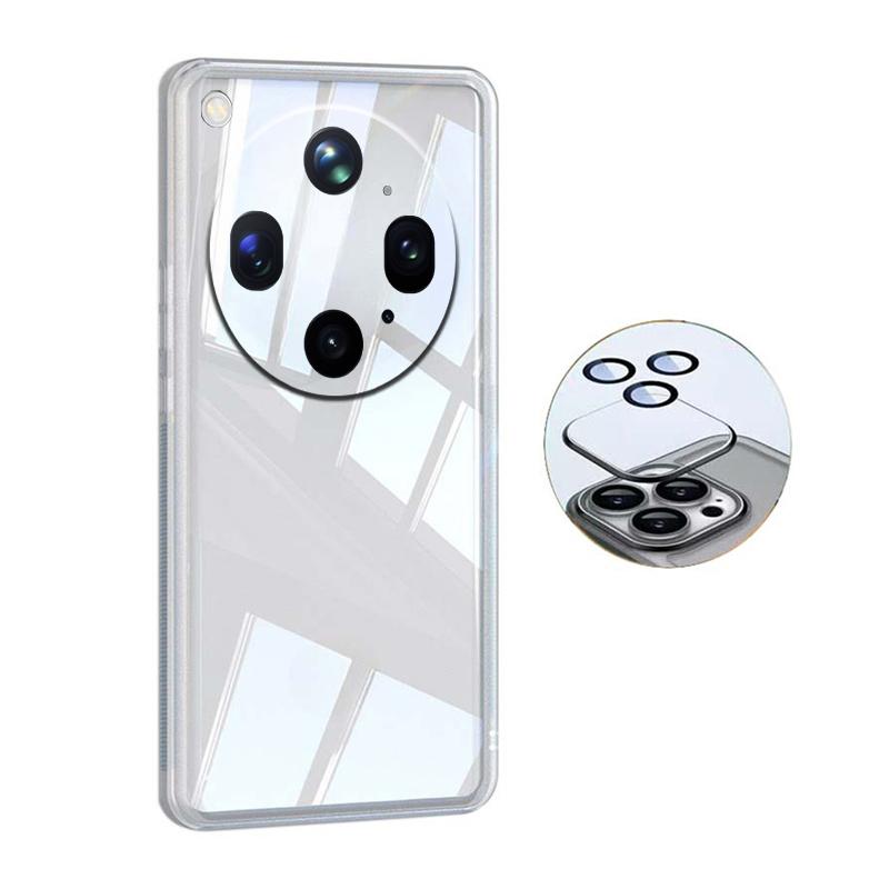 For OPPO Find X9 Ultra Case Camera Protection Semi Transparent Soft Silicone Shockproof with Lens Protector Films for OPPO Find X9S Back Cover
