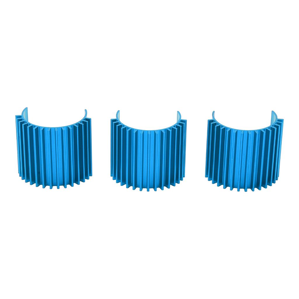3pcs Aluminum 370 Brushless Brushed Motor Heat Sink Heatsink Cooling Fins for WPL C14 RC Car