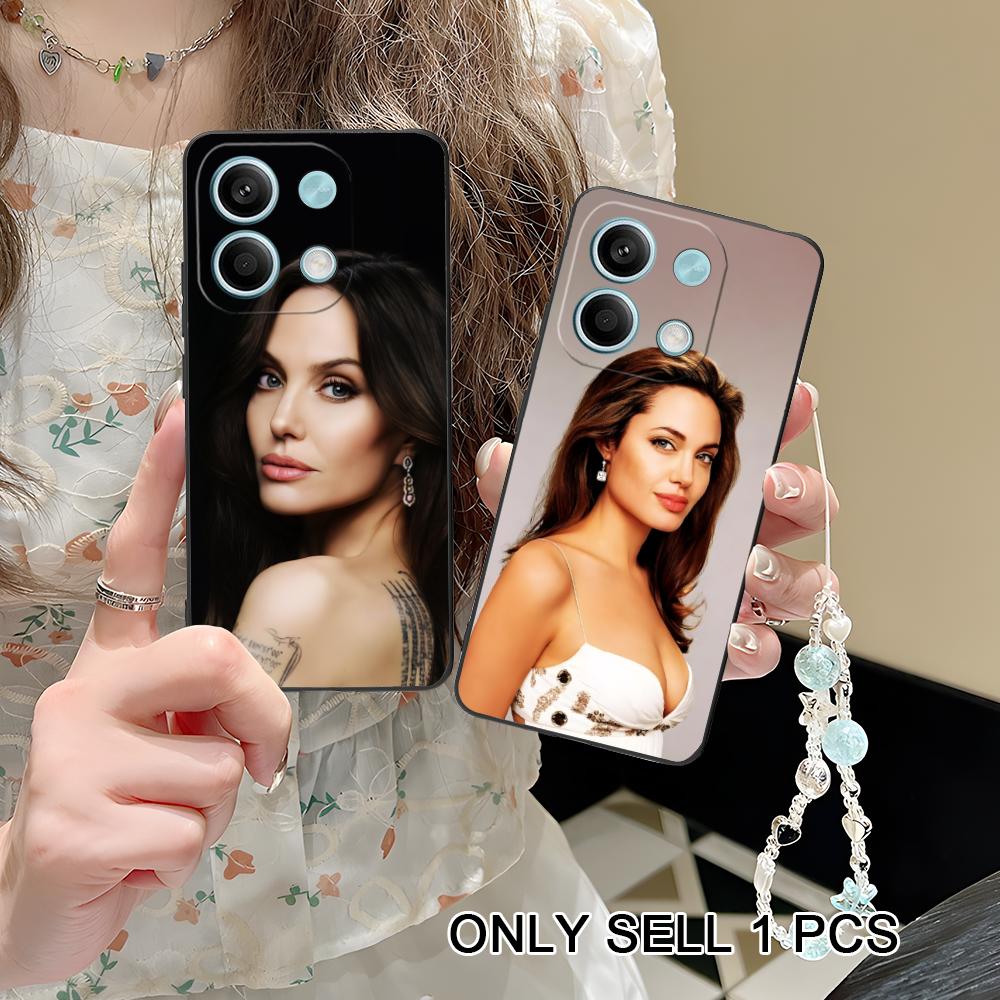 Angel Jolie Matte TPU Mobile Phone Case for POCO M7 M6 M5 M4 M3 X7 X6 X5 X4 X3 Pro GT 5G Colorful Printing Cover