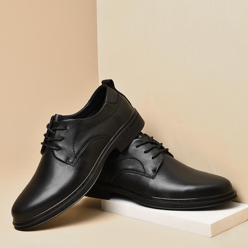 New Fashion Business Dress Men Shoes Genuine Leather Casual Suits Shoes Luxury Oxfords Office Formal Wedding Footwear Handmade