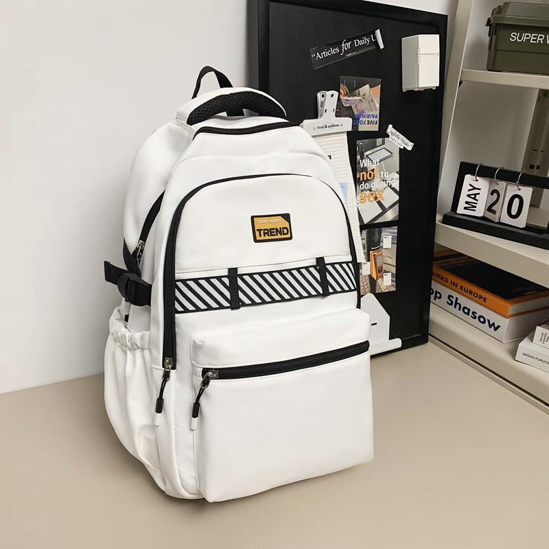 ZouYou Color Block Large Capacity Student Backpack