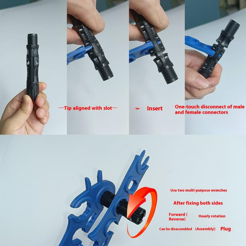 1Pc Mc4 Solar Connector Spanner Pv Wrench Key Disconnect Removal Assembly Tool 1500V Pv Adapter Cable Solar Panel Inverter