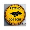 Retro Metal Sign Dangerous Dog Wall Decor Bar Home Ornament