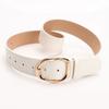 Alloy Buckle Waist Belt Faux Leather Leather Waistband Minimalist Waist Strap  Casual Daily Wear
