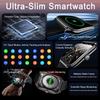 2025 New 7.5MM Ultra Thin Smart Watch Men 1.96"AMOLED Screen Always Show Time Heart Rate Sport Waterproof BT Call Smartwatch