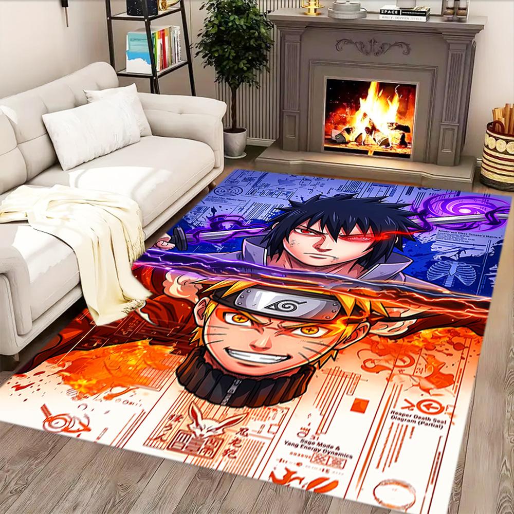Naruto's Fire Mode for Living Room, Bedroom Rug, Study Room, Hallway Decoration, Perfect for Home Decoration or Holiday Gifts